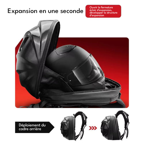 Sac a dos moto étanche à LED