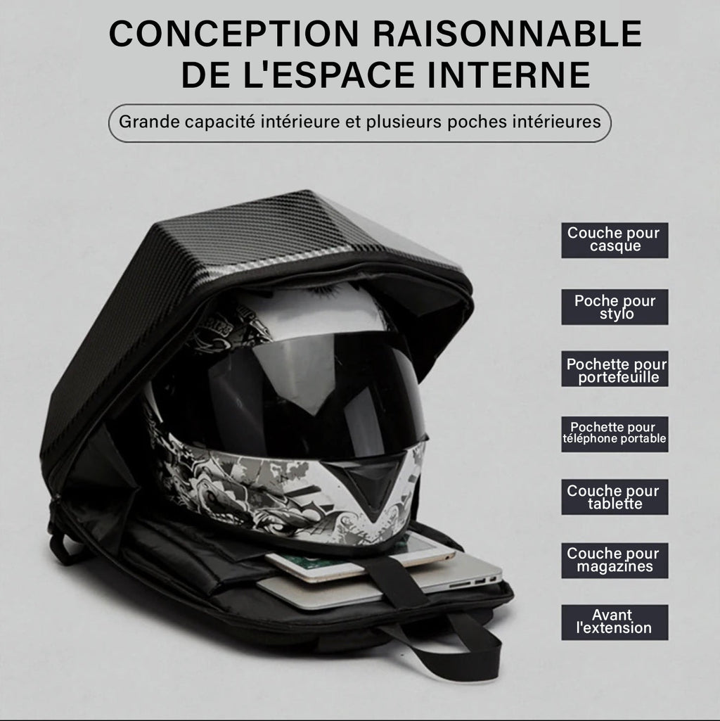 Sac à Dos Rigide Furtif – 100% Imperméable & Anti-Choc