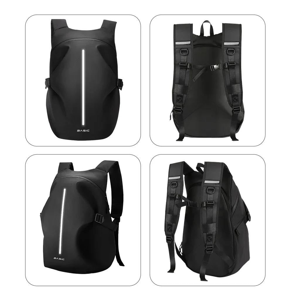 Sac Rigide Moto Loy – Compartiment Casque & Réflecteur LED