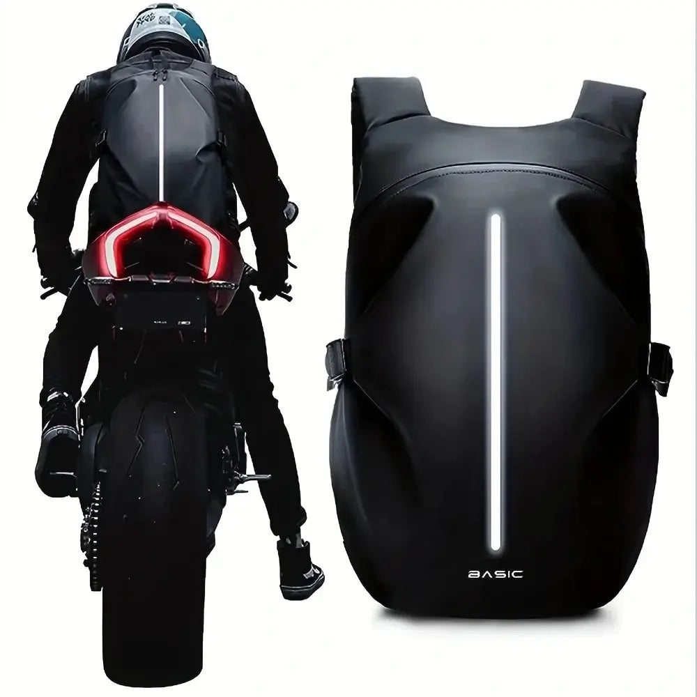 Sac Rigide Moto Loy – Compartiment Casque & Réflecteur LED