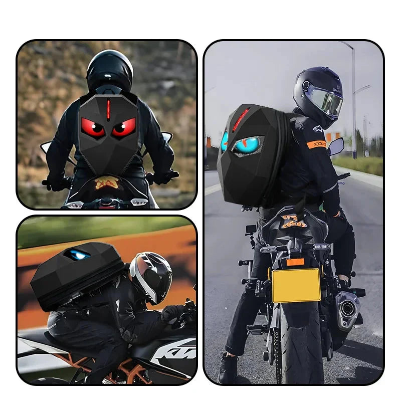 Sac à Dos Moto LED New-Gen – Technologie Feu Stop Actif